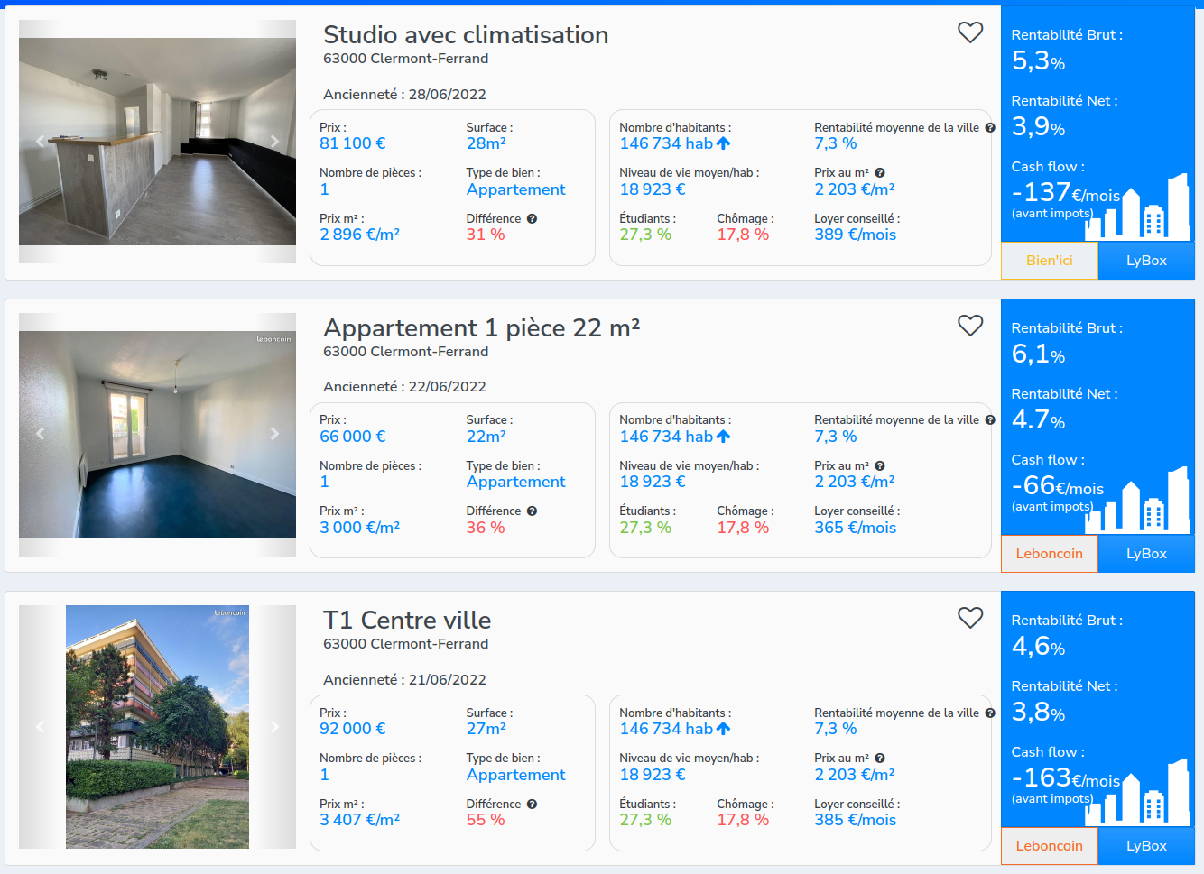 Moteur de recherche studio